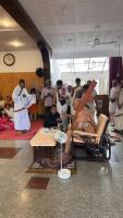 HH Swamiji's departure from SCM Bangalore (16 July 2026). Picture Courtesy: Shri Chandrashekhar Padubidri